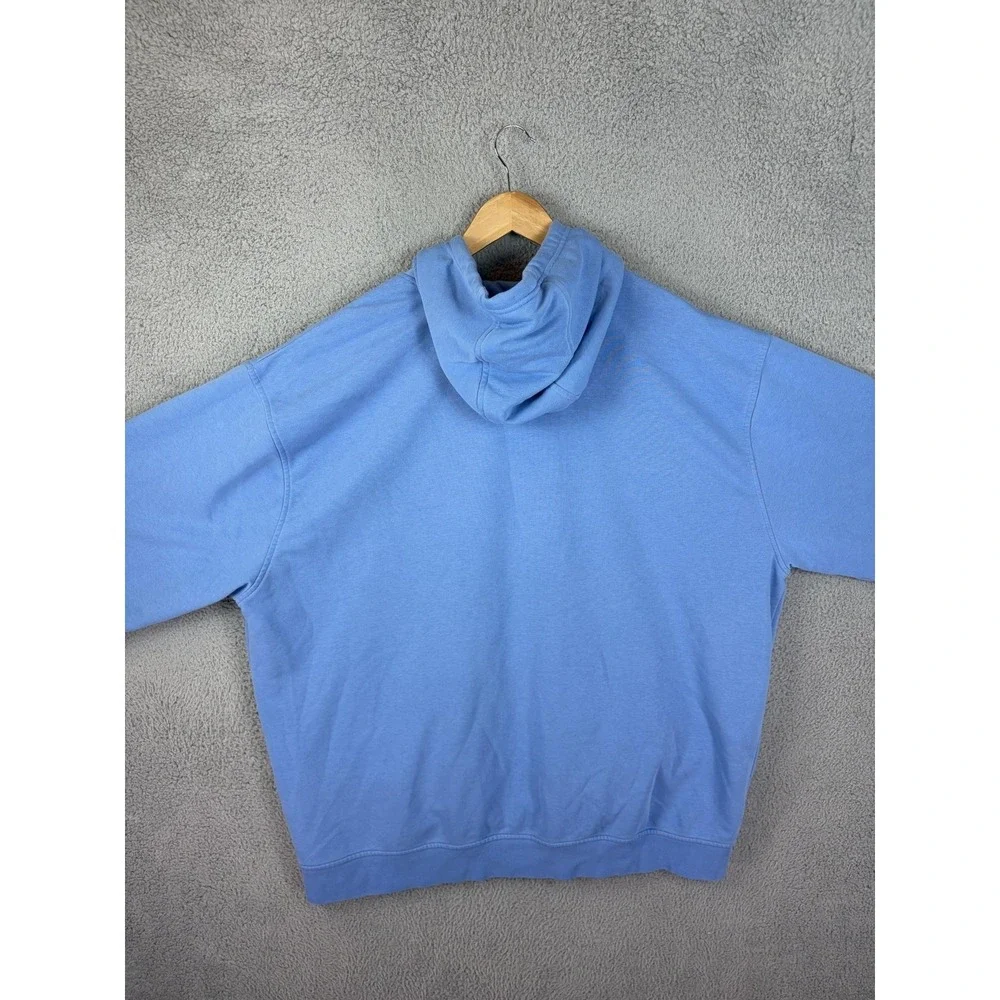 Jordan Hoodie Mens 3XL Blue Dri-FIT Pullover Fleece Kangaroo Pocket Jumpman Men